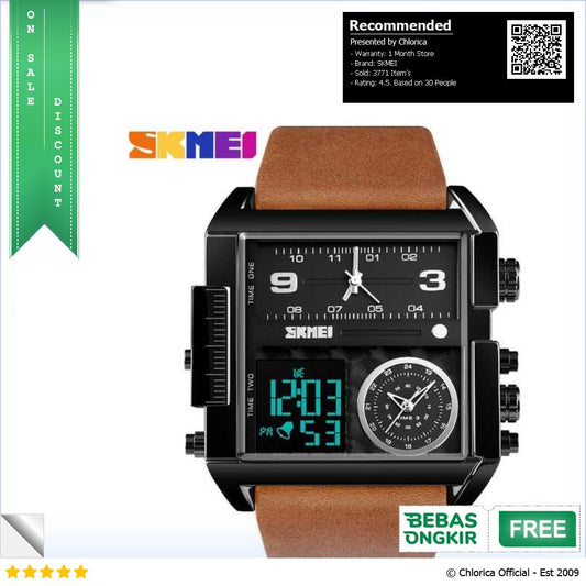 SKMEI Vogue Jam Tangan Digital Analog Pria 1391