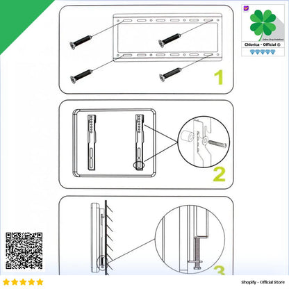 CNXD Bracket TV Wall Mount VESA 200 x 200 for 14 43 Inch TV C30