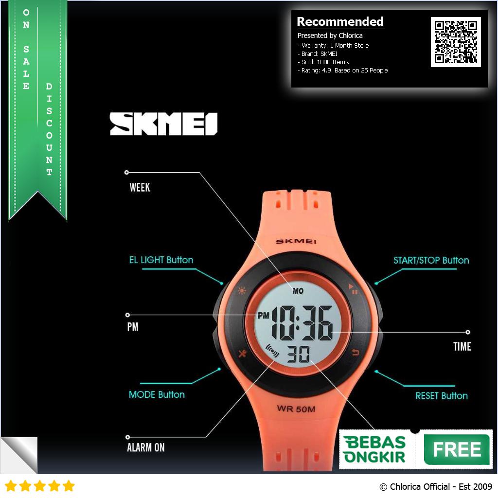 SKMEI Kids Jam Tangan Sporty Anak 1455