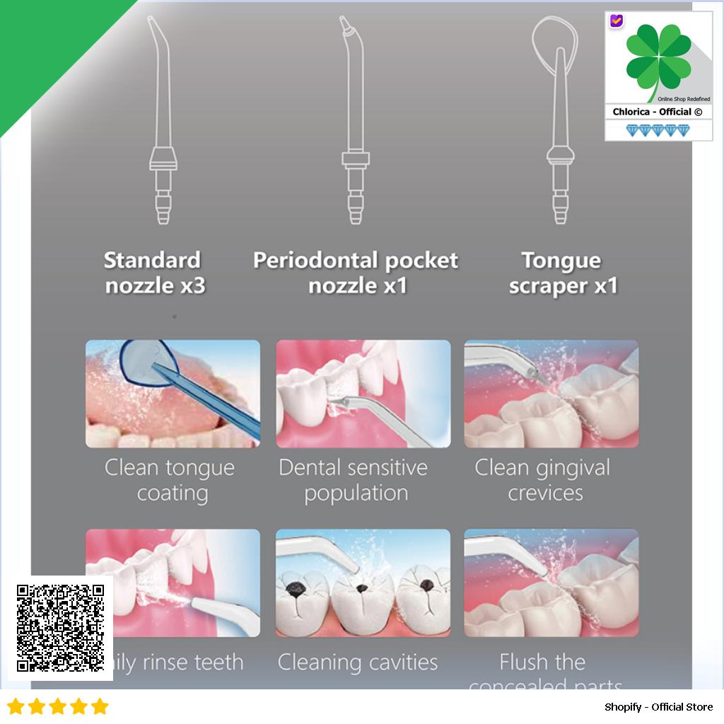 Waterpulse Water Flosser Dental Oral Irrigator Alat Semprot Gigi V700