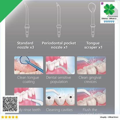 Waterpulse Water Flosser Dental Oral Irrigator Alat Semprot Gigi V700