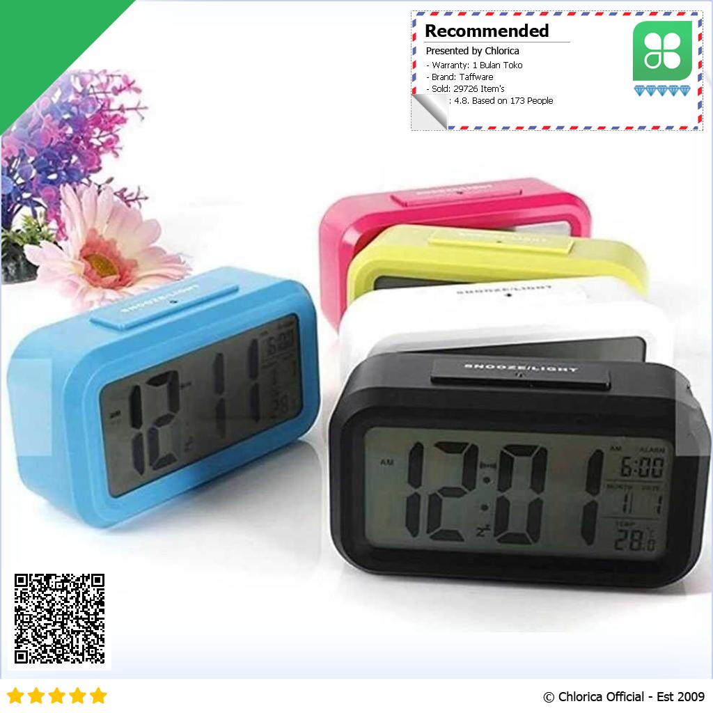 Taffware Fanju Jam LCD Digital Clock with Alarm JP9901