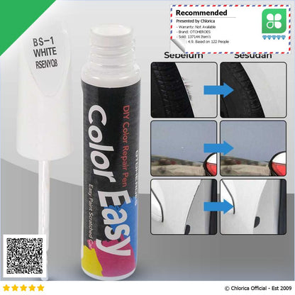 OTOHEROES ColorEasy Cat Penghilang Lecet Cat Mobil Scratch Paint 12ml BS 1 CH 015 YS 312 HOS 25