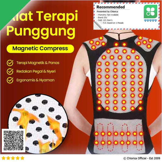 ALL FIT IN Alat Terapi Punggung Korektor Postur Magnetic Compress XL YG292
