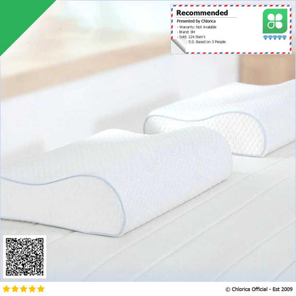 8H Tri curved Memory Foam Slow Rebound Pillow Bantal Tidur H1