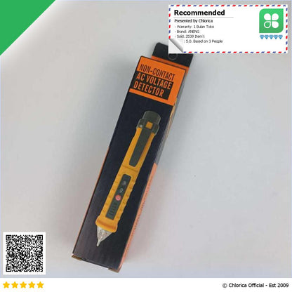 ANENG Tespen Tester Non Contact AC Voltage Alert Detector 12 1000V VD802