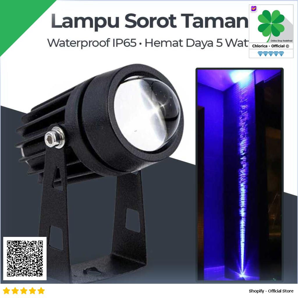 TaffLED Lampu Taman Hias Sorot Garden Spotlight Waterproof 90 240V 5W KU 02