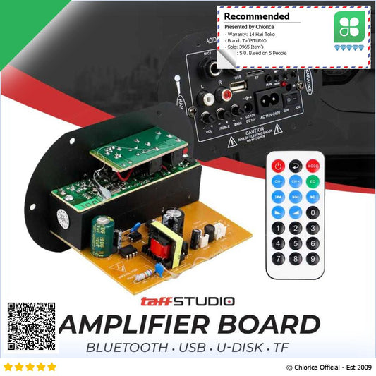 TaffSTUDIO Amplifier Board Audio Bluetooth Subwoofer DIY 35W D30K