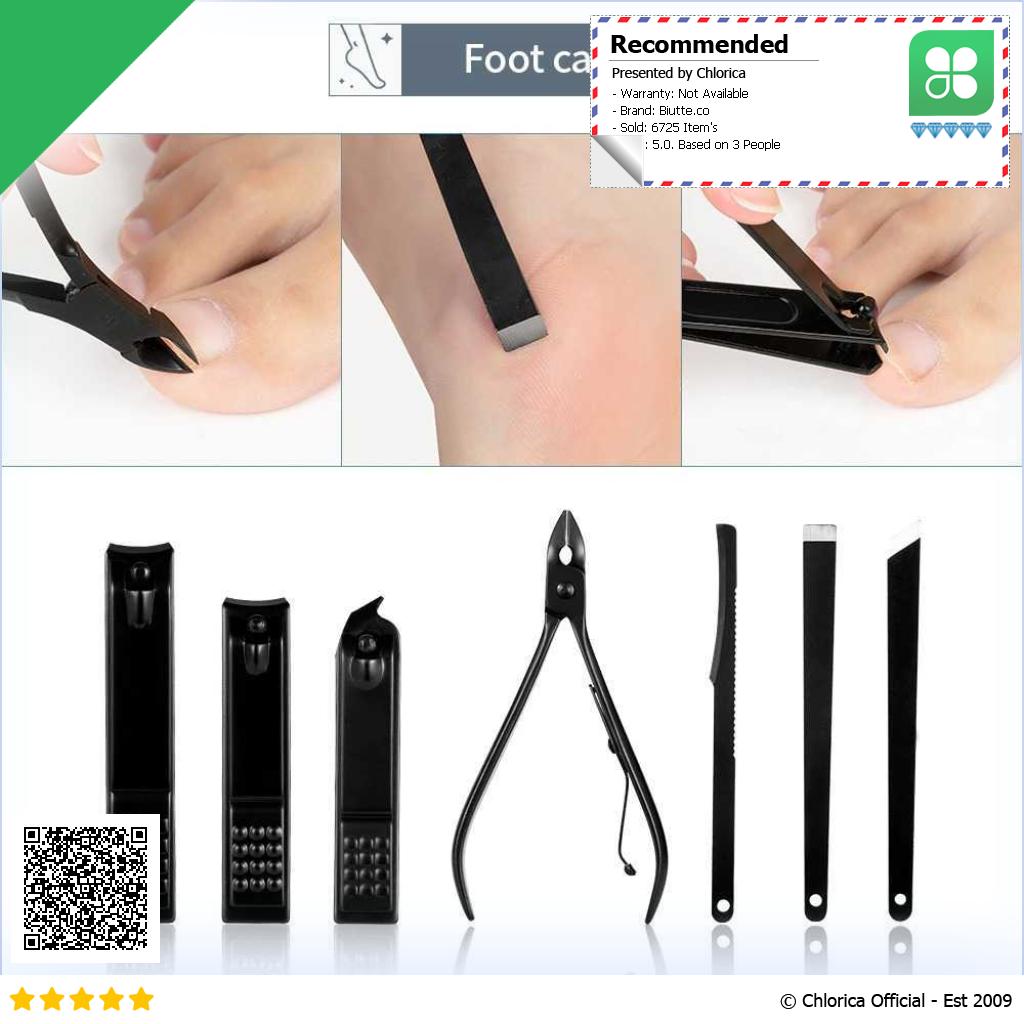 Biutte.co Set Perlengkapan Gunting Kuku Manicure Pedicure Nail Clipper S0M020