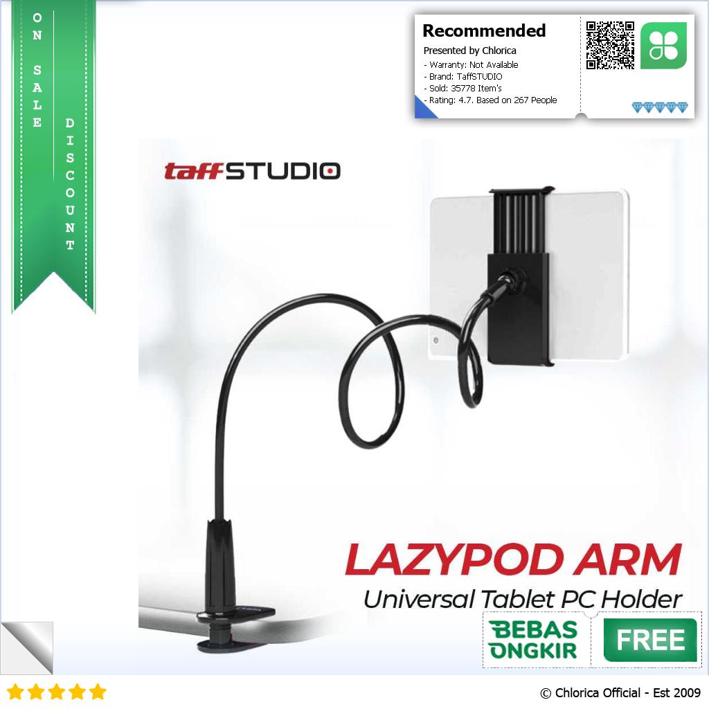 TaffSTUDIO Lazypod Arm Universal Tablet PC Holder Klip 360 A 138