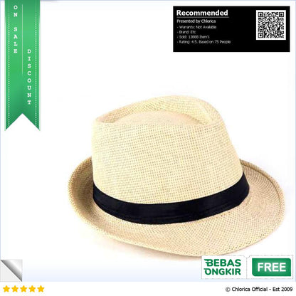 Yingrui Topi Fedora Unisex Laken Hat Jazz Classic Vintage M 38