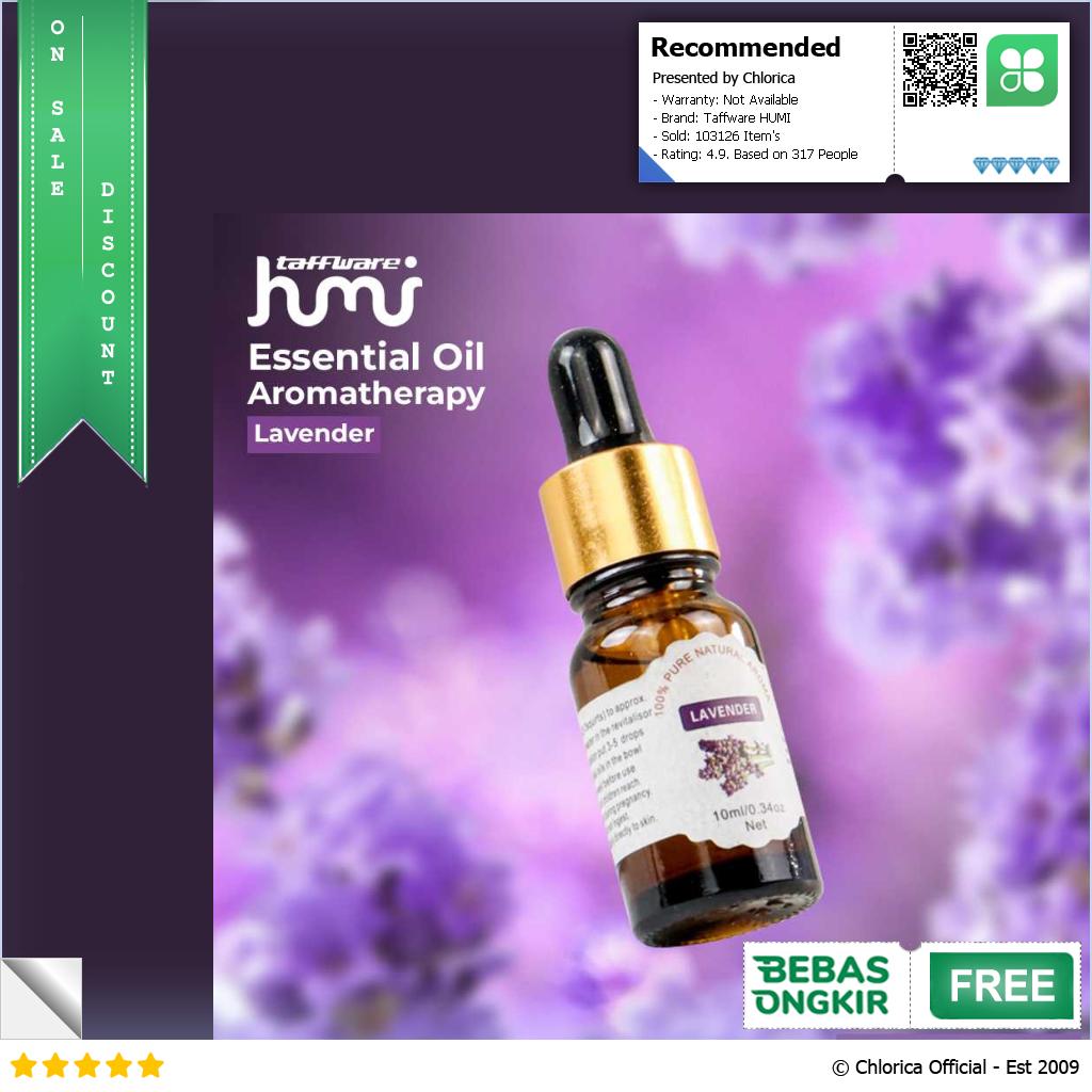 Taffware HUMI RHJY Essential Oils Fragrance Minyak Aromatherapy 10ml TSLM2