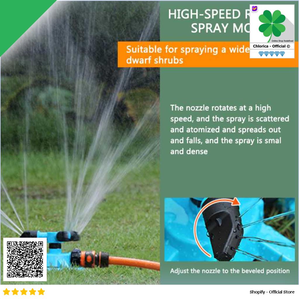 TaffHOME Penyiram Tanaman Otomatis Putar 360 Derajat 3 Sprinkler Spray YY1079