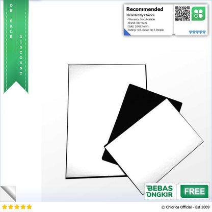 BEIYANG Papan Reflector Lipat Cardboard 3 in 1 Reflective Paper A3 A3R