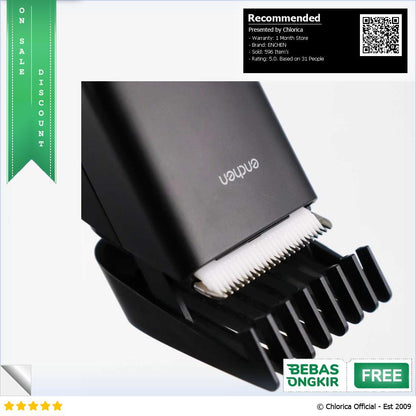 ENCHEN Boost Alat Cukur Elektrik Hair Clipper Ceramic Trimmer