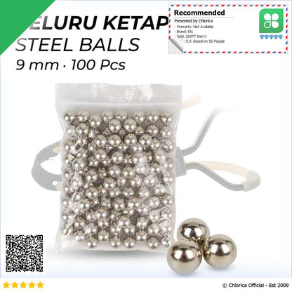 Yernea Peluru Ketapel As Tengah Sepeda Steel Balls 100PCS MBP5