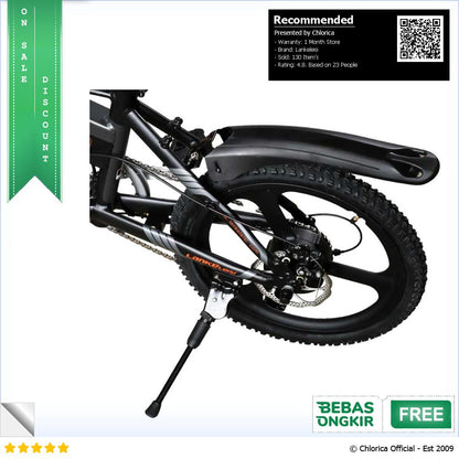 Lankeleisi Sepeda Listrik Lipat Folding Bike Moped 48V 10Ah G300