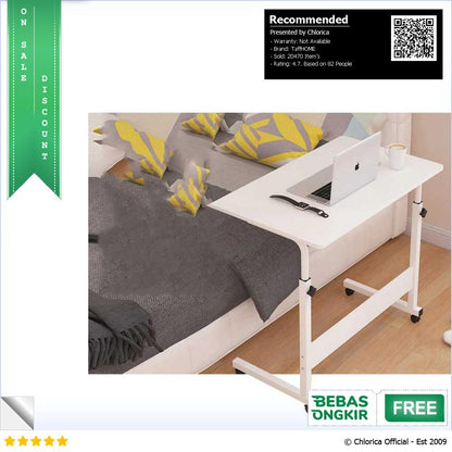 TaffHOME Meja Laptop Adjustable Portable Working Desk ND02