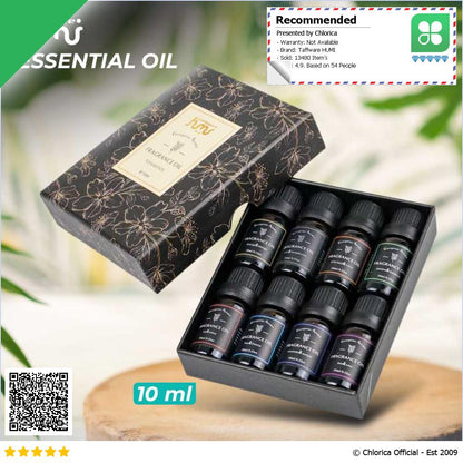 Taffware HUMI Minyak Aromatherapy 8 in 1 Essential Oil 10ml RH 28