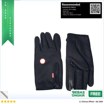 HKXY Sarung Tangan Motor Sepeda Anti Slip Touchscreen Gloves 1 Pair