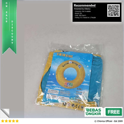 VKTECH Ban Renang Anak Pelampung PVC Inflatable Swimming Ring V03