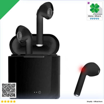 Mini Earphone Airpods Bluetooth 4.2 with Charging Case i7S TWS