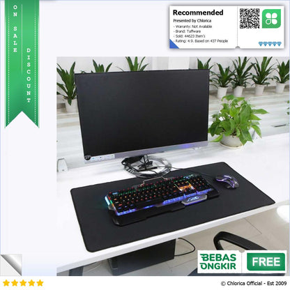 Taffware Gaming Mouse Pad Rubber XL Desk Mat Polos MP001