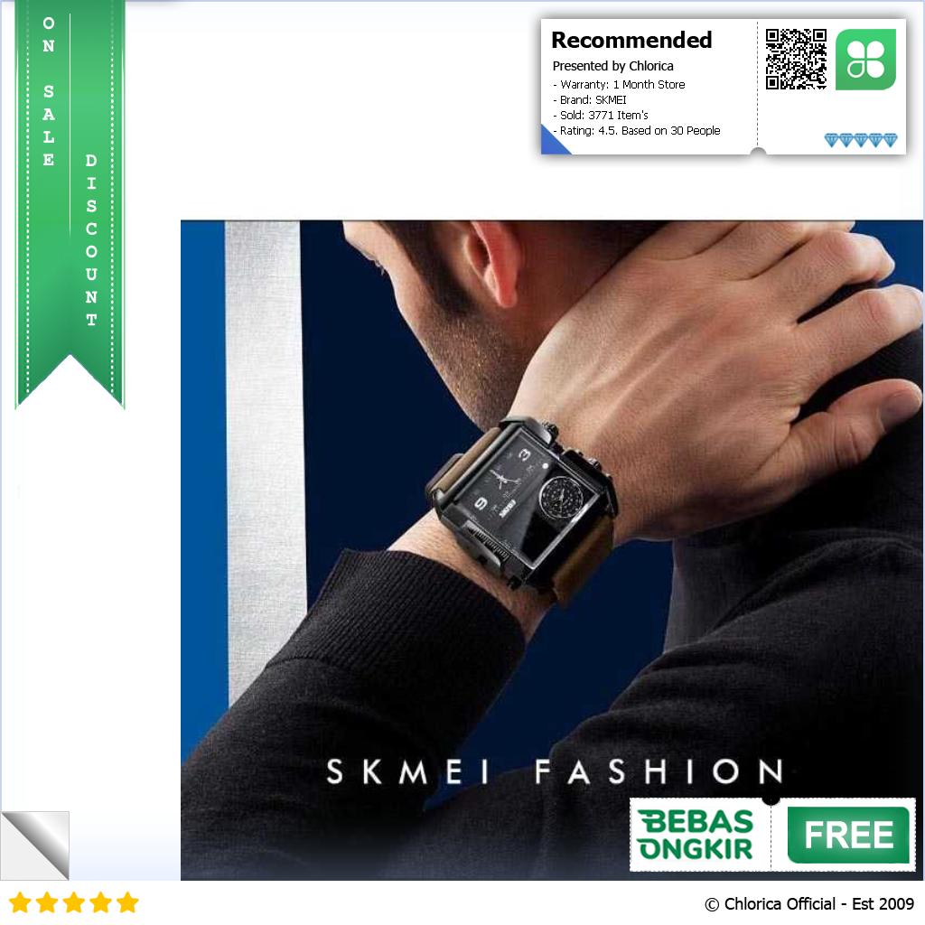 SKMEI Vogue Jam Tangan Digital Analog Pria 1391