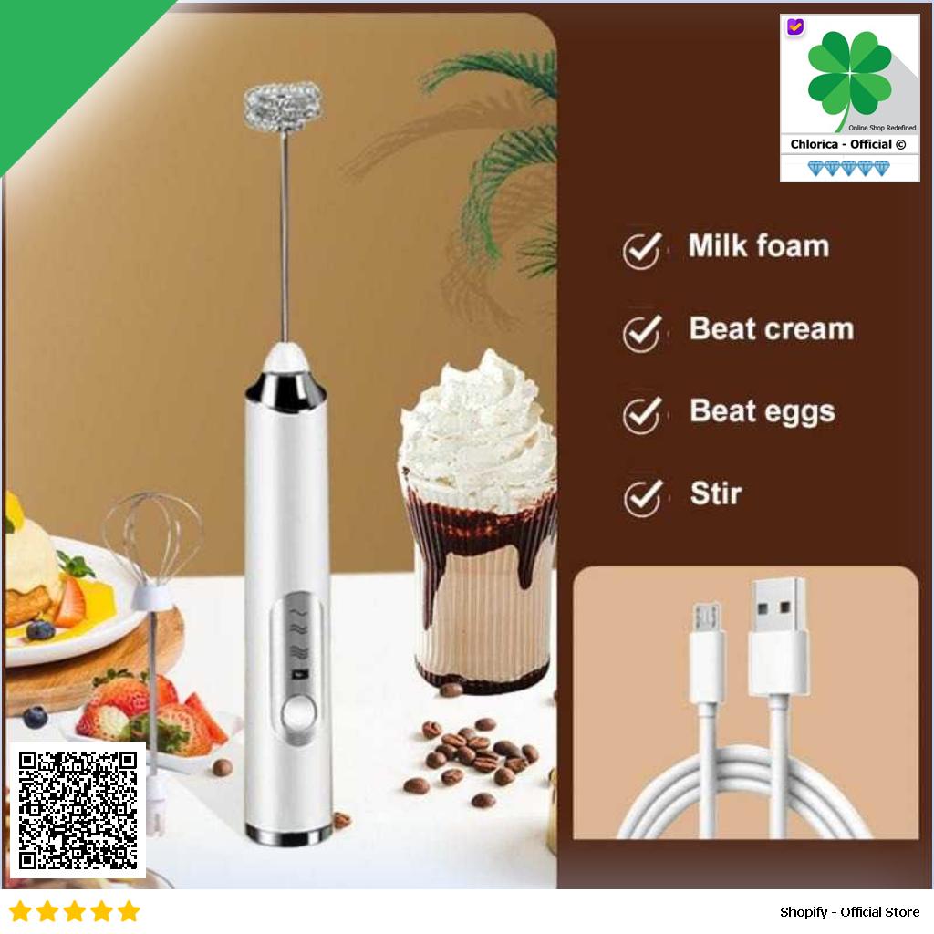 HONGXIN Hand Mixer Mini 2 in 1 Pengocok Telur Whisk Milk Frother HM23