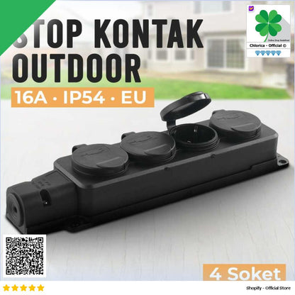 TANXIS Stop Kontak Outdoor Terminal Anti Air IP54 16A 250V EU T36