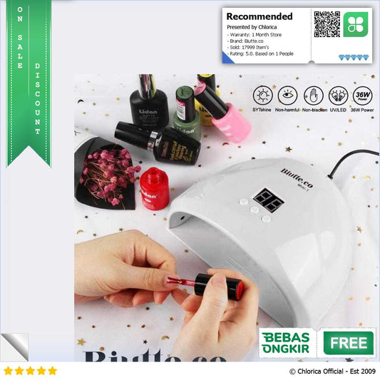 Biutte.co Pengering Kutek Kuku UV LED Nail Dryer 36W Mini 1