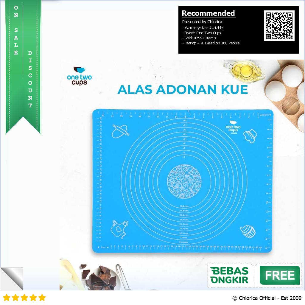 One Two Cups Mat Alas Adonan Kue Fondant Silikon JJ3873