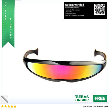 TRAFA Kacamata Pria Futuristic Sunglasses Anti Reflective UV400 TF267