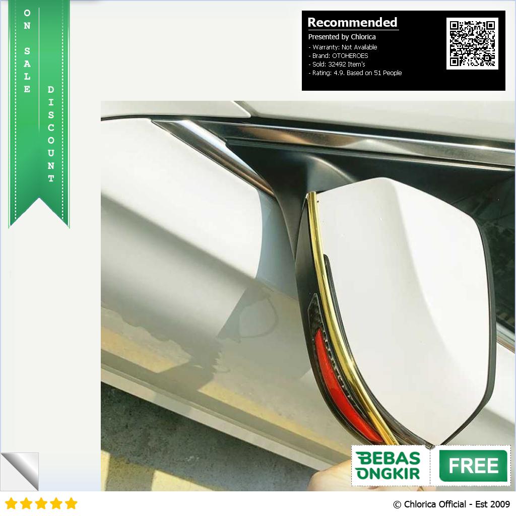 OTOHEROES Lis Dekorasi Interior Mobil Moulding Chrome Trim Strip 4 M C3578