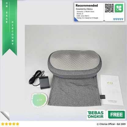 LF Lefan Health Bantal Pijat Leher 3D Neck Massage Kneading Heating LFYK006