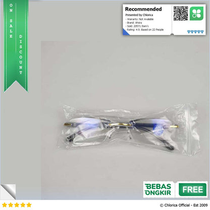 Ahora Kacamata Baca Rabun Dekat Frameless Anti Blue Light Glasses 641