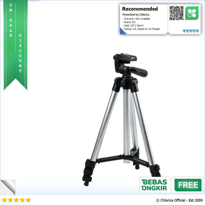 HEONYIRRY Tripod Kamera with Smartphone Holder 1M 3110