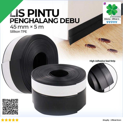 KALYNN Lis Pintu Penghalang Debu Door Seal Strip Silicone TPE EACC25