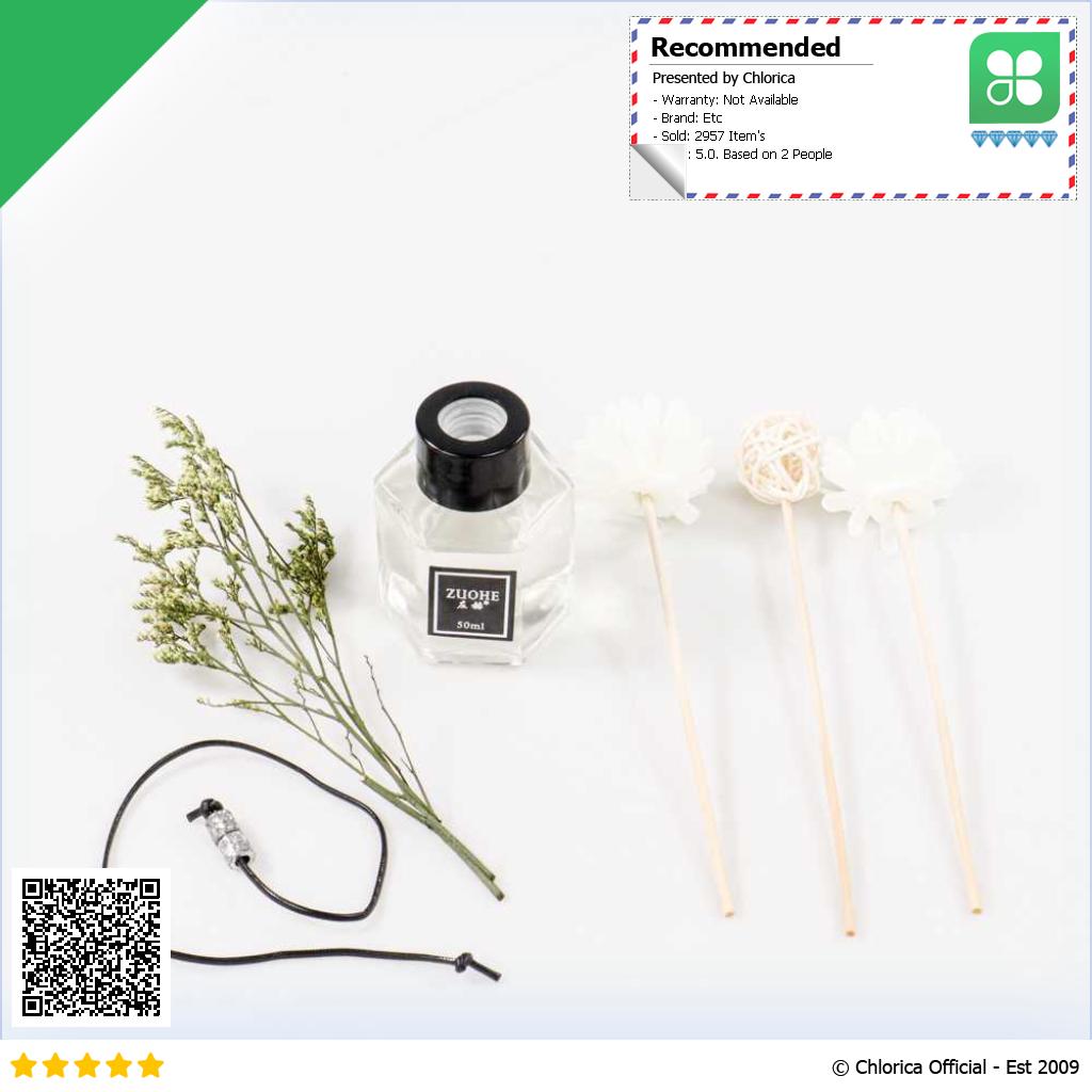 ZUOHE Pengharum Ruangan Aromaterapi Reed Diffuser 50 ml Z203