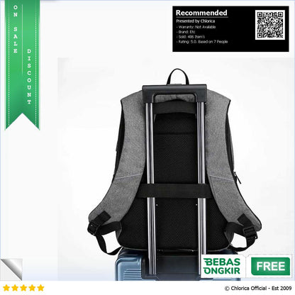 CEAVNI Tas Ransel Laptop Backpack 15.6 Inch with USB Charger Port CV9032