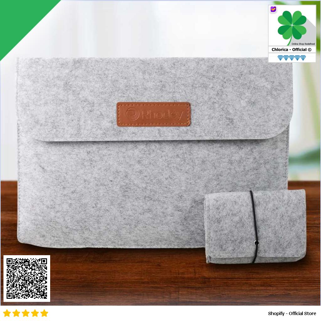 Rhodey Sleeve Case Laptop Macbook Felt with Pouch AK01