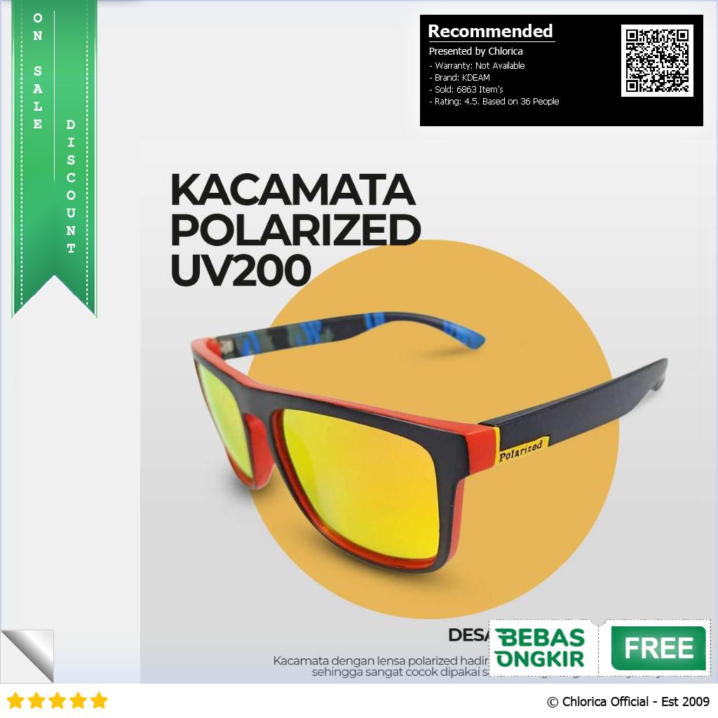 KDEAM Kacamata Sunglasses Unisex Polarized Anti Silau Outdoor UV200 KD156