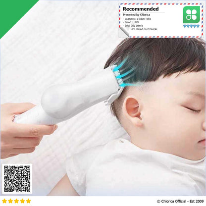 LUSN Alat Cukur Rambut Bayi Vacuum Hair Trimmer L DH006