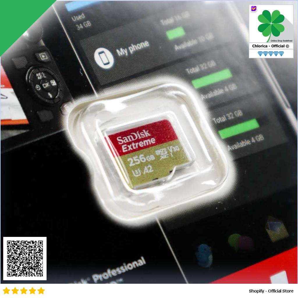 SanDisk Extreme microSDXC V30 A2 U3 170MB s 190MB s