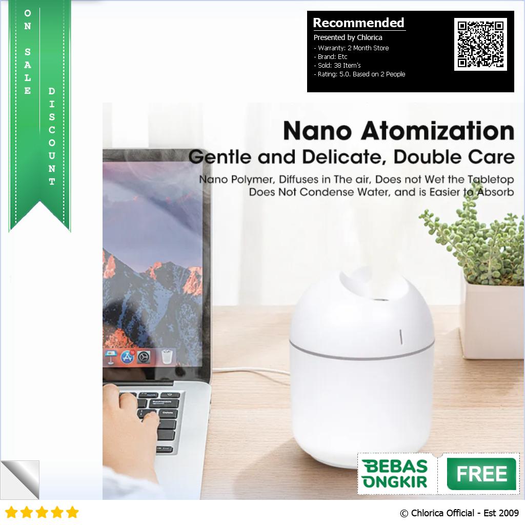 Lescolton Mini Humidifier Aromatherapy Oil Diffuser USB 250ml HM25