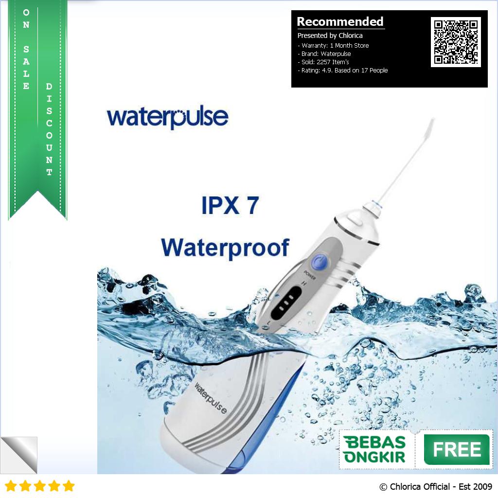 Waterpulse Dental Flosser Alat Semprot Pembersih Gigi V400Plus