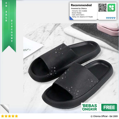 Rhodey Snugee Sandal Rumah Anti Slip Slipper EVA Soft Unisex