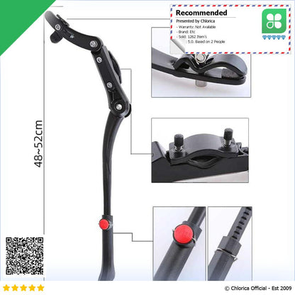 Easydo Standar Sepeda Samping Adjustable Bike Kickstand 48 52cm H14