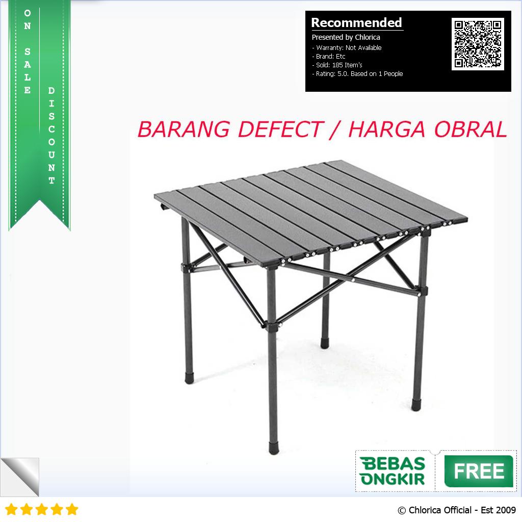 TaffSPORT Meja Lipat Piknik Portable Foldable Camping Table with Bag AF59 OBRAL DEFECT