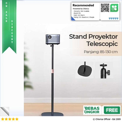 SH Stand Proyektor Telescopic Adjustable 360 Rotation Projector Base SH 05